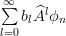 \sum\limits^{\infty}_{l=0}b_{l}\widehat{A}^{l}\phi_n  